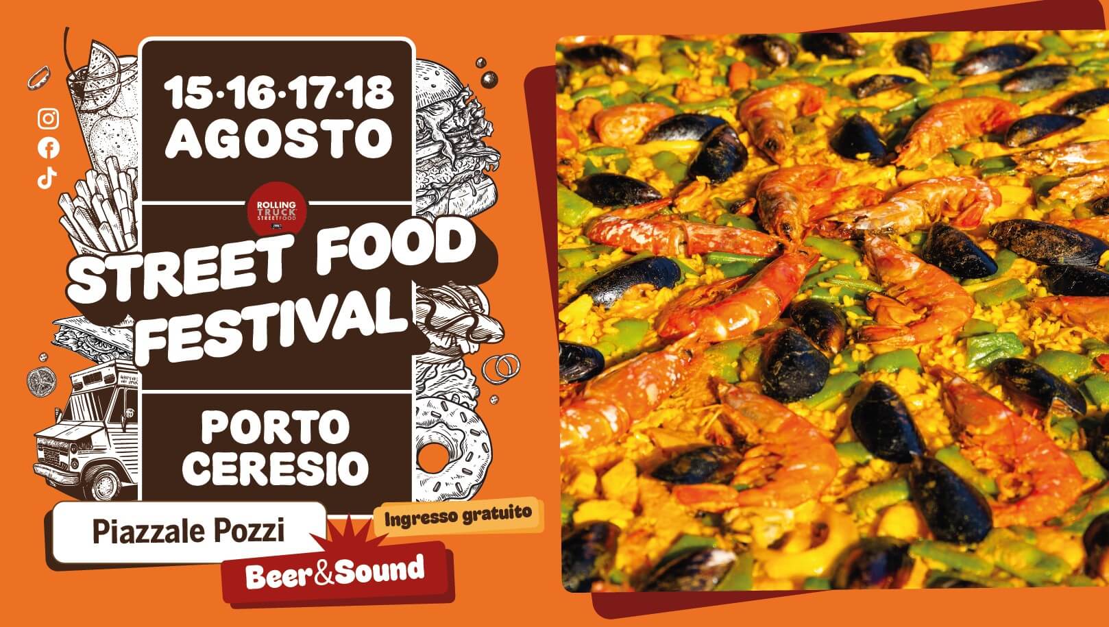 ROLLING TRUCK STREET FOOD FESTIVAL - Porto Ceresio locandina